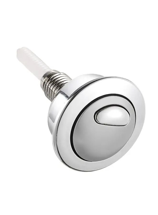 1pc Wall Mounted PVC Toilet Flush Button Push Type Bathroom Flush Handle Classic Style - Image 3