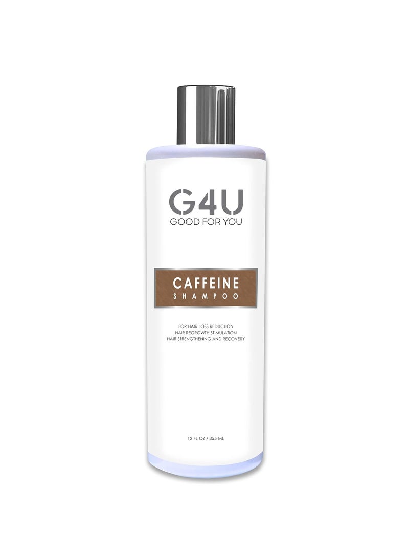 G4U - G4U Caffeine Shampoo for Thinning Hair Hair Loss and Hair Growth for Men and Women Natural Sulfate Free Caffeine Biotin Saw Palmetto and more For Home Salons and Spas 12 Fl Oz - Image 1