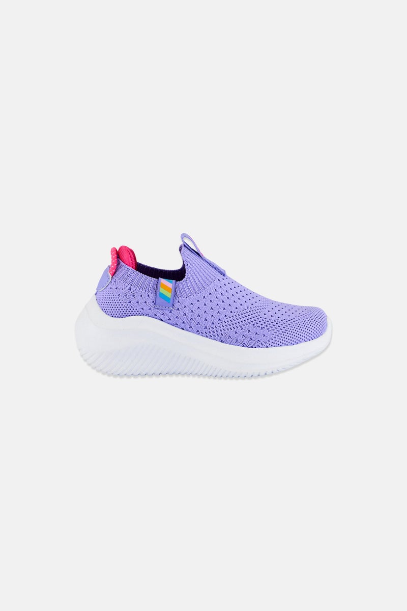 Mudd Toddlers Girl Slip On Outdoor Shoes, Lavender - Image 2