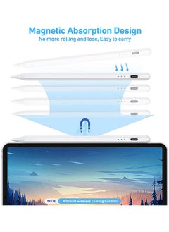 Generic Stylus Pen for ipad, Active Pencil with Quick Charge, Palm Rejection Tilt Sensor, Magnetic Pen Compatible with 2018-2022 iPad Pro 11"/12.9",iPad 10/9/8/7/6,iPad Mini 5/6,iPad Air3/4/5  - Image 5