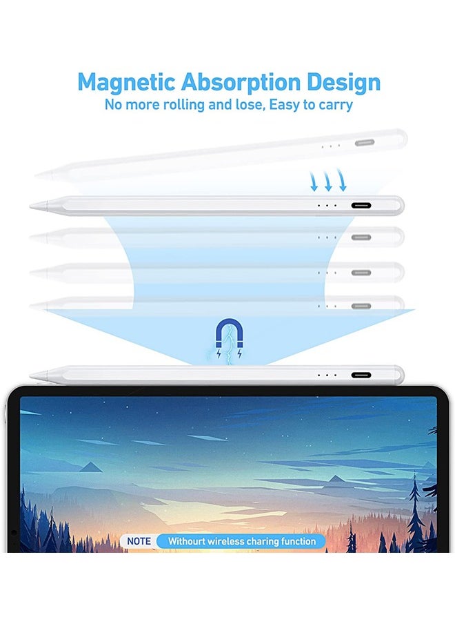 Stylus Pen for ipad, Active Pencil with Quick Charge, Palm Rejection Tilt Sensor, Magnetic Pen Compatible with 2018-2022 iPad Pro 11"/12.9",iPad 10/9/8/7/6,iPad Mini 5/6,iPad Air3/4/5  - Image 5