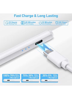 Generic Stylus Pen for ipad, Active Pencil with Quick Charge, Palm Rejection Tilt Sensor, Magnetic Pen Compatible with 2018-2022 iPad Pro 11"/12.9",iPad 10/9/8/7/6,iPad Mini 5/6,iPad Air3/4/5  - Image 3