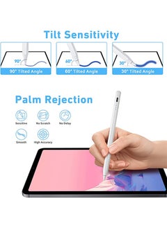 Generic Stylus Pen for ipad, Active Pencil with Quick Charge, Palm Rejection Tilt Sensor, Magnetic Pen Compatible with 2018-2022 iPad Pro 11"/12.9",iPad 10/9/8/7/6,iPad Mini 5/6,iPad Air3/4/5  - Image 4