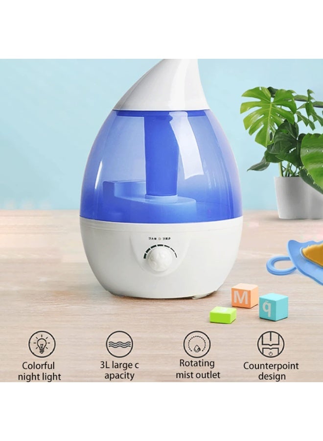 Denx Ultrasonic Cool Mist Humidifier & Aroma Diffuser, Whisper-Quiet Home Air Purifier - Image 5