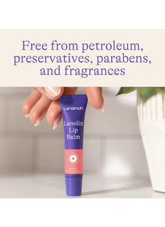Lansinoh Pack of 4 Lansinoh Lanolin Lip Balm, 4x0.25 oz Each  - Image 3