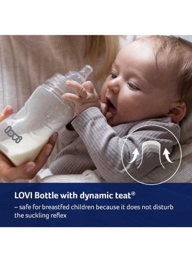 لوفي تريندز زجاجة 120 مل مع حلمة 0 + م-بيج - Image 5