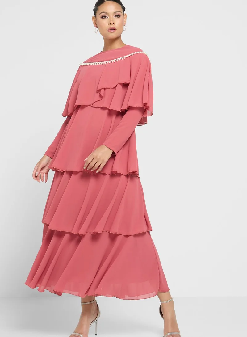 Khizana Layered A-Line Dress
