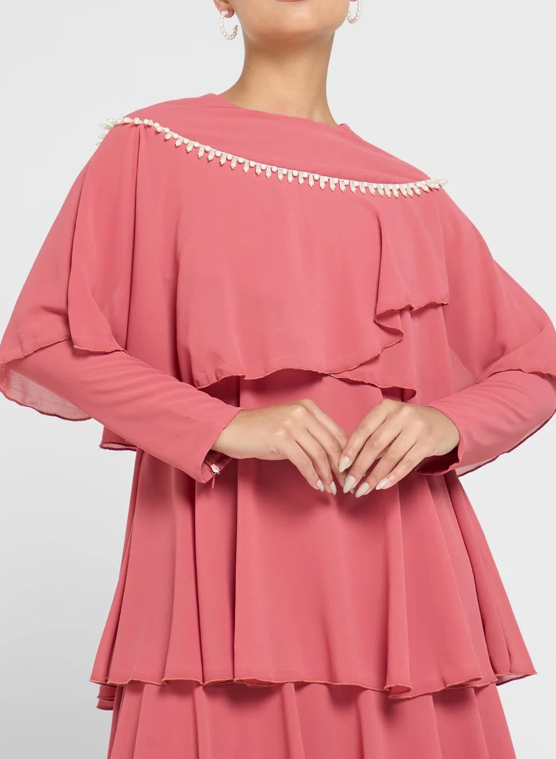 Khizana Layered A-Line Dress