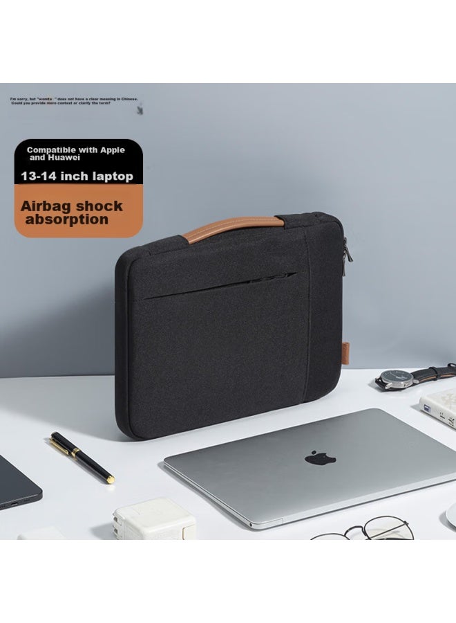 Womt Laptop Sleeve Inner Bag 13/14 Inch Compatible With Apple Macbook Air/pro, Huawei Matebook 14s, Lenovo, Xiaomi, Microsoft Protective Case Handbag - Image 1