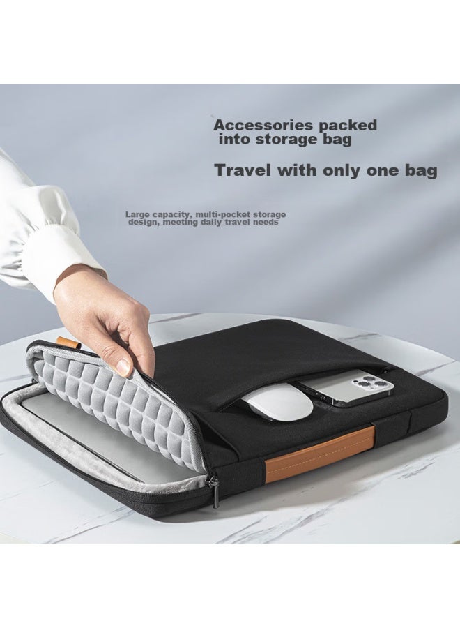 Womt Laptop Sleeve Inner Bag 13/14 Inch Compatible With Apple Macbook Air/pro, Huawei Matebook 14s, Lenovo, Xiaomi, Microsoft Protective Case Handbag - Image 5