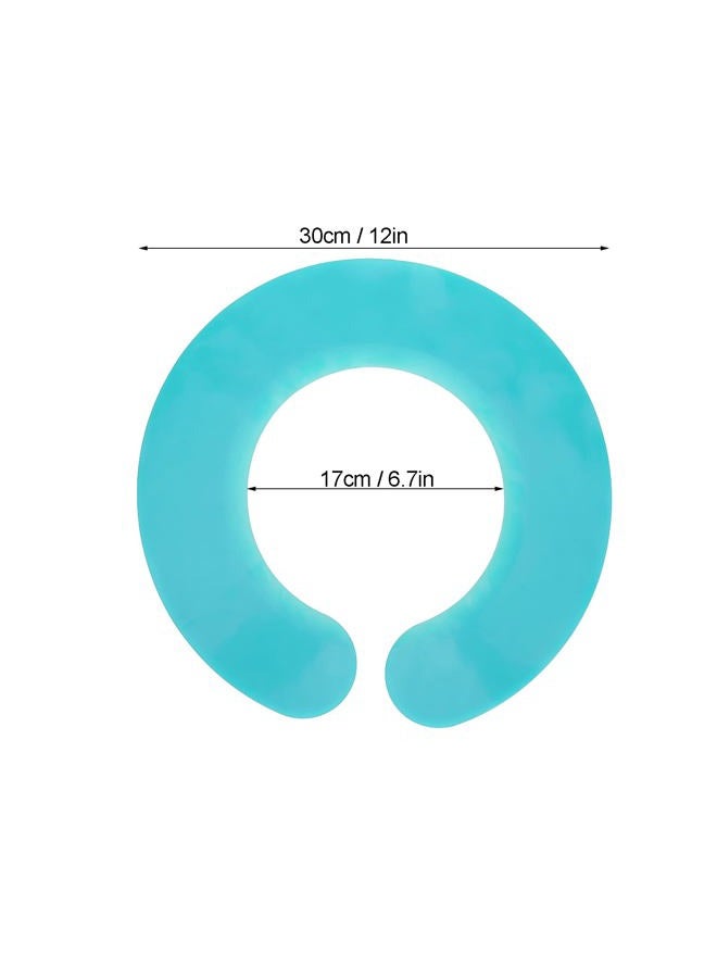Ymiko Haircut Collar, Hair Cutting Collar Silicone Salon Hair Dyeing Pad Hair Collar Hair Cutting Pad Professional Hair Cutting Neck Collar Stylist Haircut Hair Dye Protective Clothing(green) - Image 3