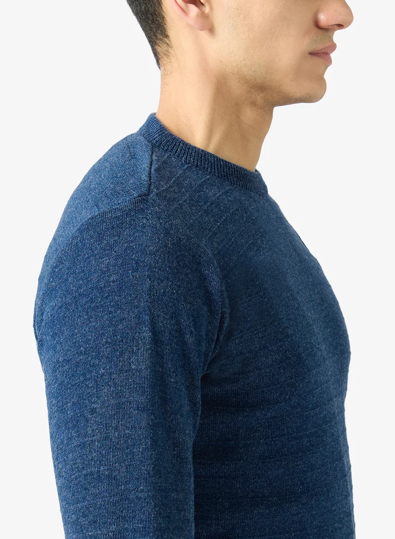 Robert Wood  Casual Crew Neck Pullover Sweater for Men | Best Price UAE