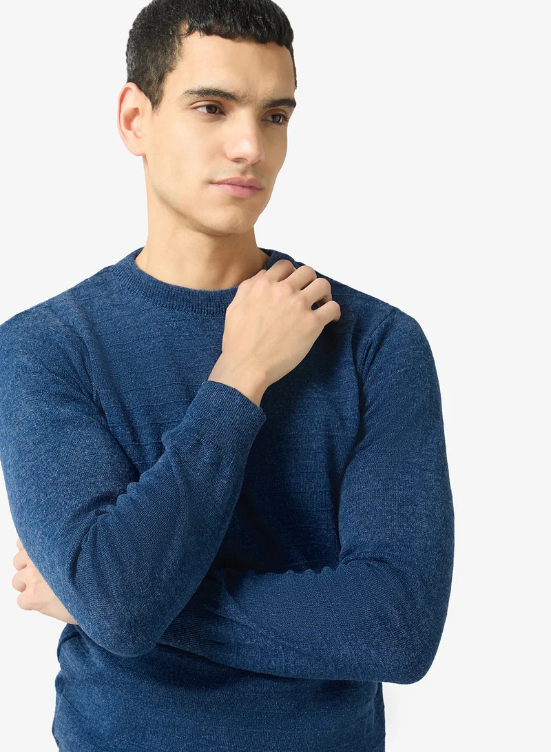 Robert Wood  Casual Crew Neck Pullover Sweater for Men | Best Price UAE