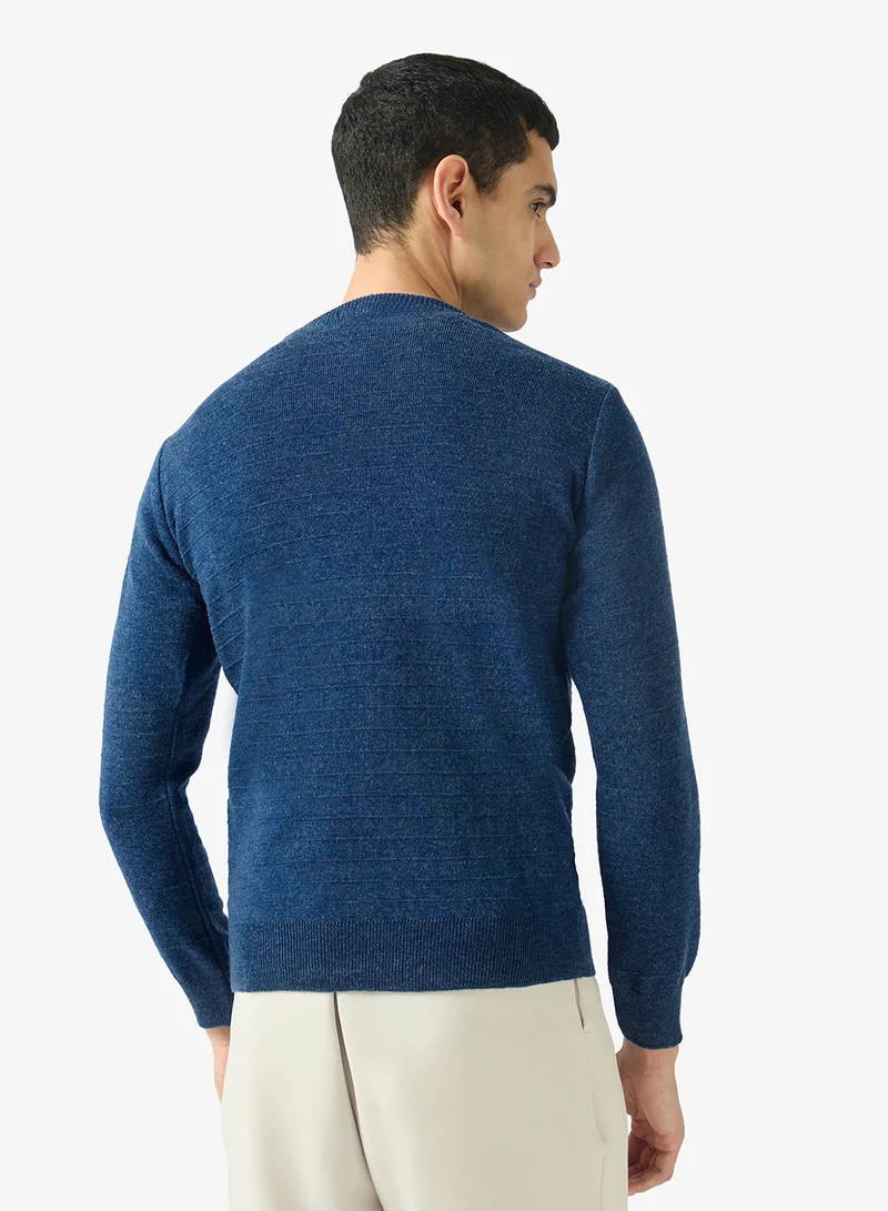 Robert Wood  Casual Crew Neck Pullover Sweater for Men | Best Price UAE