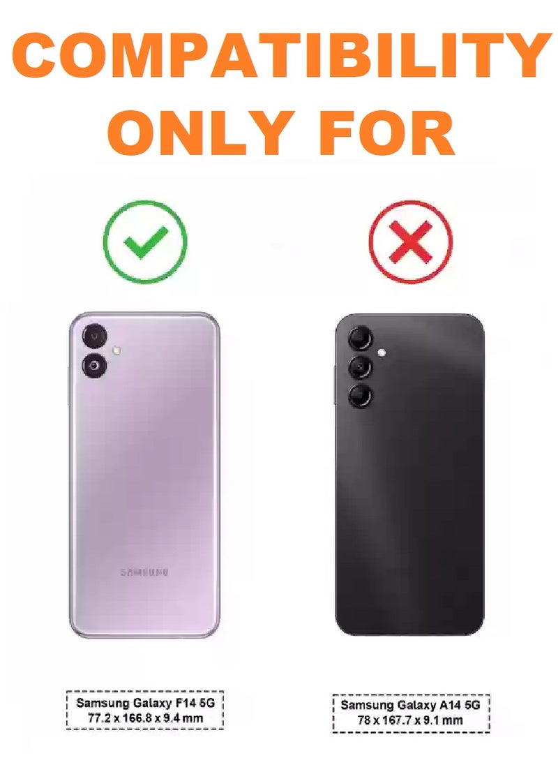 Super Tempered Glass Screen Protector 5D Designed For Samsung Galaxy F14 Full Glue Edge to Edge Full Screen Coverage And Bubble Free - Image 3