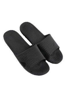 Skid proof Flat Slipper Black