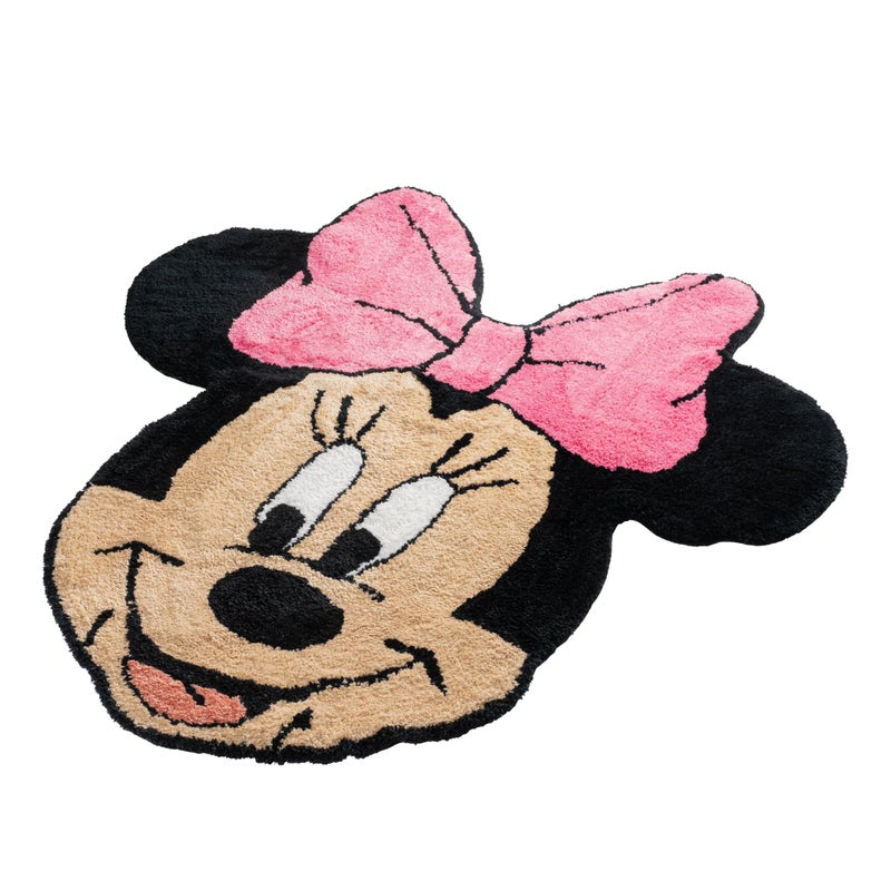 Jay Franco Disney Minnie Mouse Plush Fluffy Accent Rug - 4 x 3 ft Area Rug for Kids Bedroom or Living Room Decor - Image 3