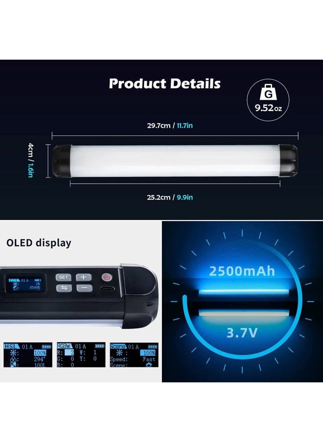 VILTROX Handheld Light Wand, K21 RGB Light Stick Tube, APP Control 2500K-8500K LED Light Stick Wand for Night Light Painting Photography Video Tiktok Vlog YouTube  - Image 5