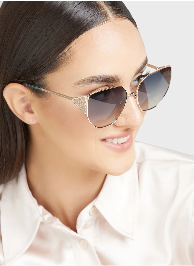 GUESS Pentagon Sunglasses