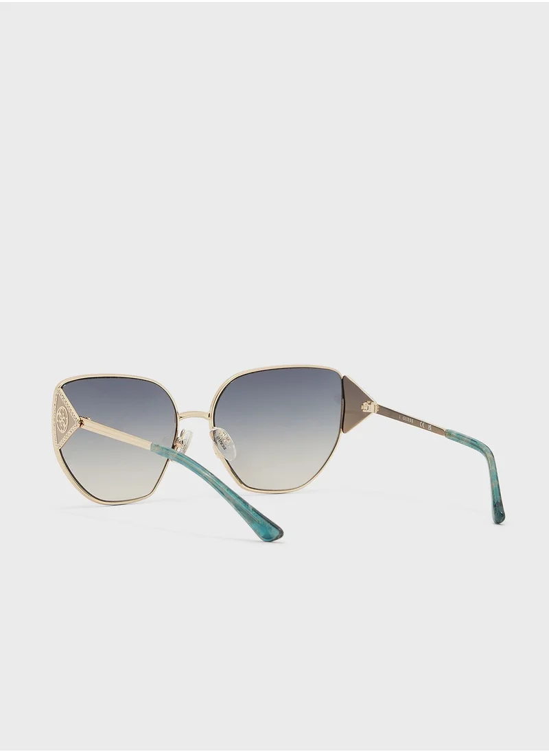 GUESS Pentagon Sunglasses