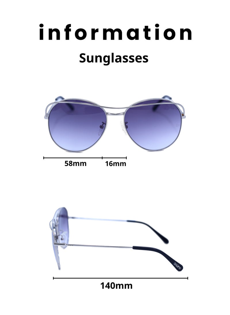 Baleno "Aviator Sunglasses with Polarized UV Protection Lenses – Lightweight, Durable Metal Frame for Men & Women, Perfect for Driving, Travel, and Outdoor Activities"  - Image 5