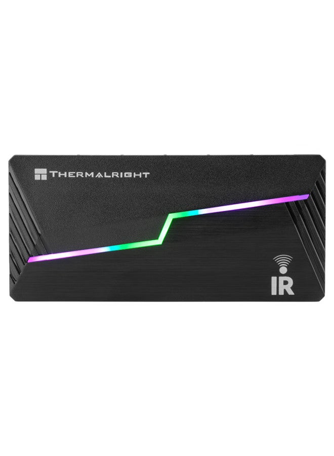 Thermalright Tl-argb & Fan Hub X12 Ir Black Fan Hub With 12 Pwm+argb Fan Support And Wireless Light Remote Control - Image 2