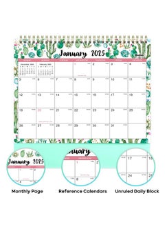MaaIbok 2025 Desk Calendar - Desk Calendar 2025 Standing Flip, January 2025 - December 2025, 10" X 8.3", Desktop Calendar 2025 With Memo Pages, Holidays & Large Blocks  - Image 3