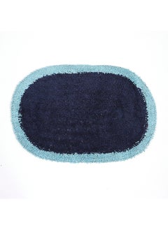 Status Contract Microfiber Soft and Super Absorbent Door Mat- (Blue), 38 x 58 Cm  - Image 2