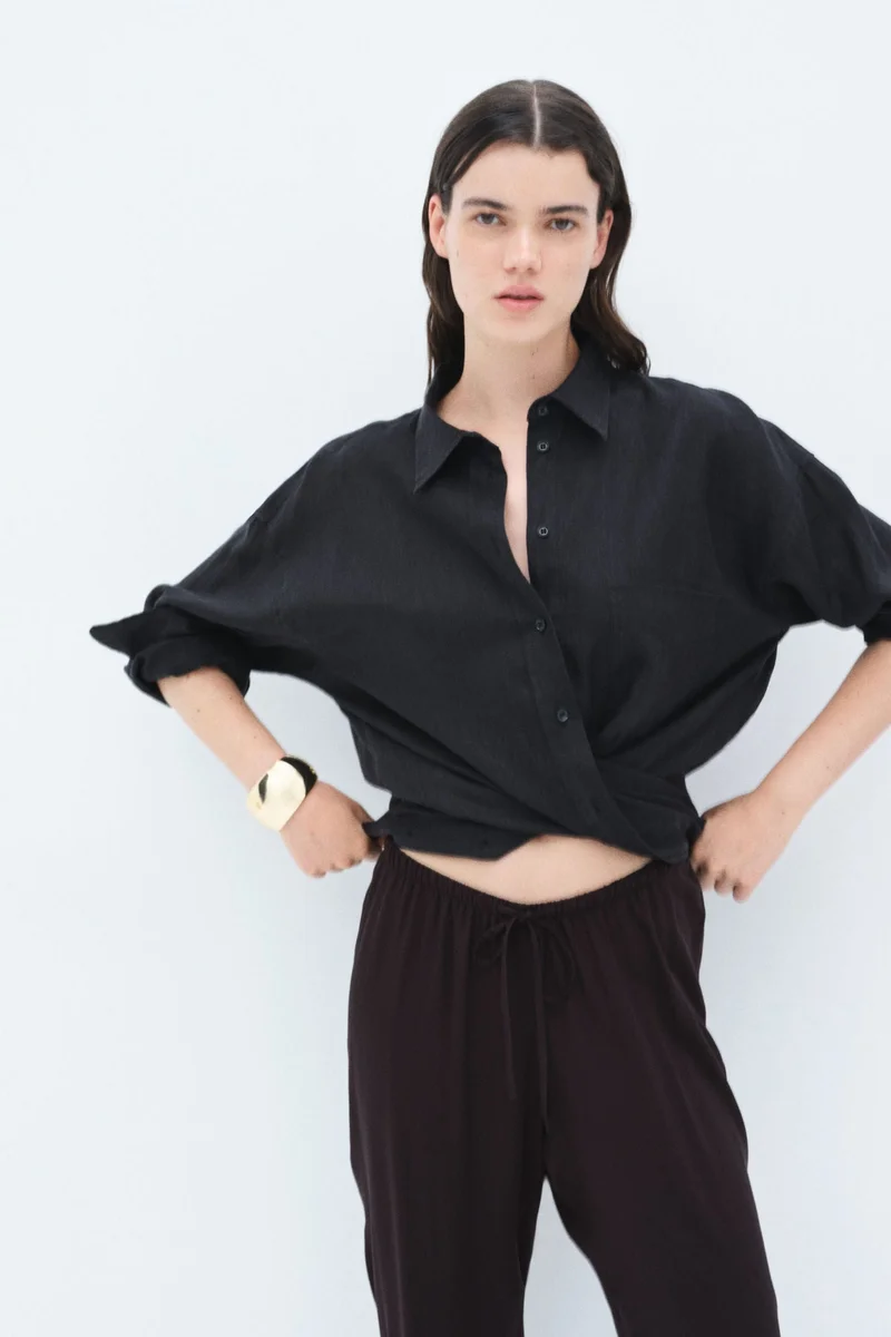 H&M MAMA Before & After Drawstring trousers