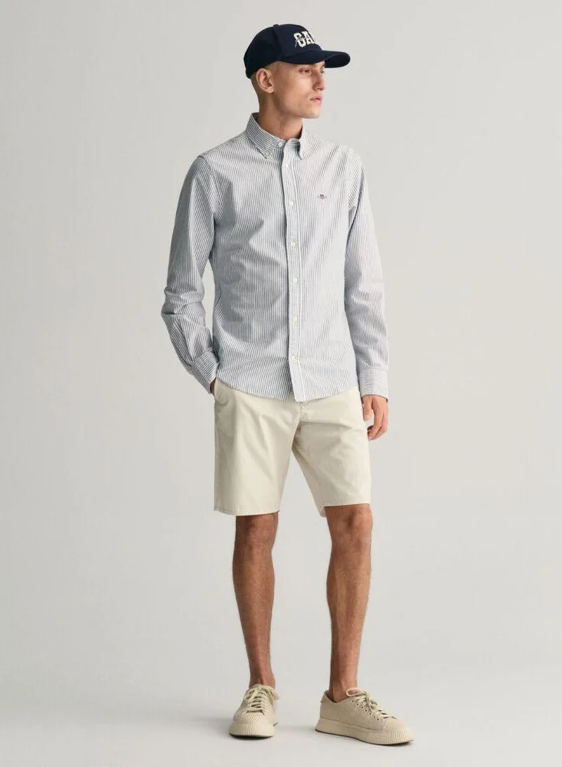 GANT  Gant Slim Fit Banker Stripe Classic Oxford Shirt for Men | Best Price UAE
