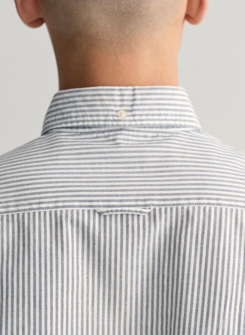 GANT  Gant Slim Fit Banker Stripe Classic Oxford Shirt for Men | Best Price UAE