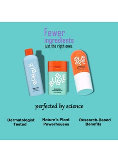 Bubble Skincare 3Step Hydrating Routine Bundle For Normal To Dry Skin Unisex Set Of 3  - Image 3