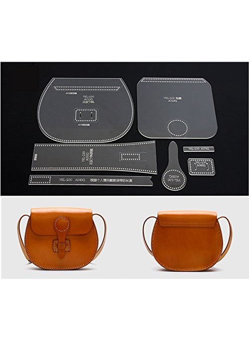 NW Shoulder Bag Leather Template Bag Leather Pattern Acrylic 