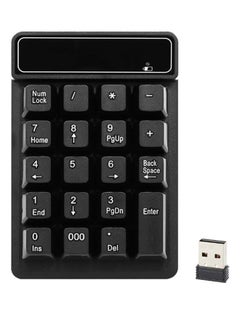NIBEMINENT Wireless Numeric Keypad With Receiver Black  - Image 1