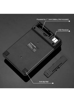 NIBEMINENT Wireless Numeric Keypad With Receiver Black  - Image 2