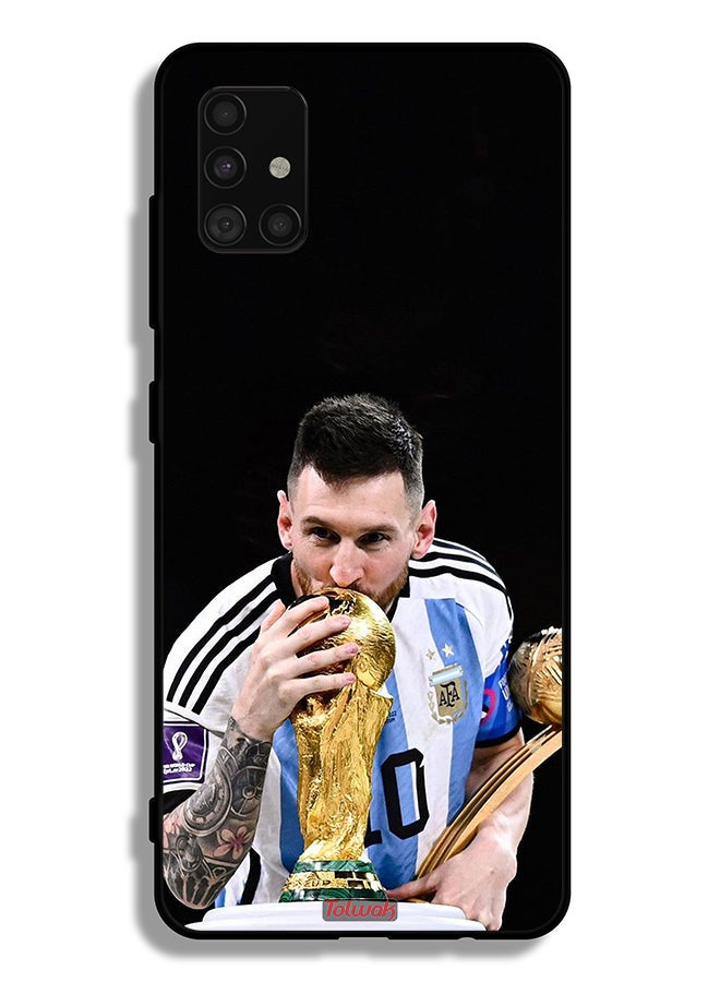 Tolwak Samsung Galaxy A51 4G Protective Case Cover Messi - Image 1