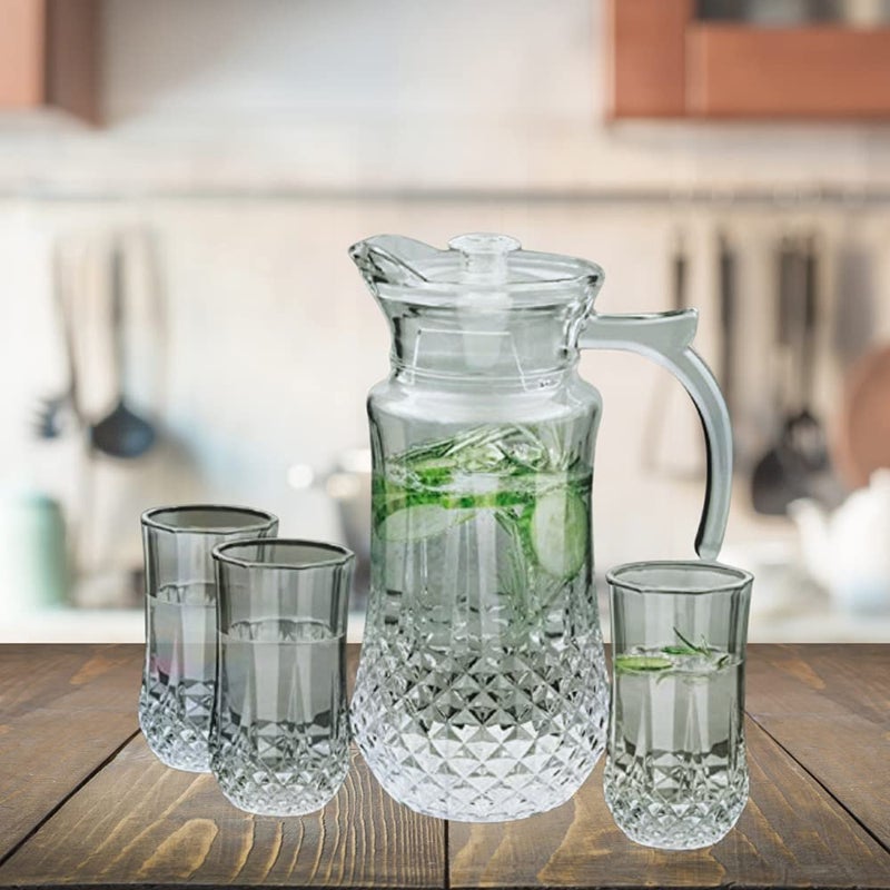 SkyKey Tableware Serving Crystal Desire Lemon Set Pack of 7 Transparent - Image 2