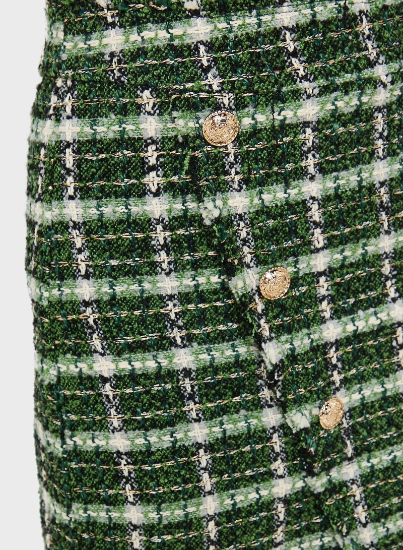 ONLY Checked Mini Skirt