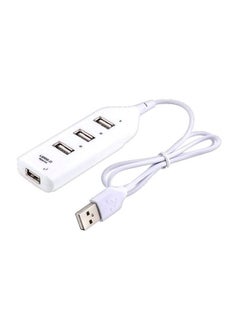 نيبمينينت موزع بأربعة منافذ USB أبيض  - Image 1