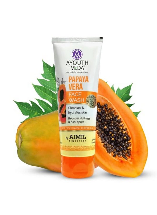 AYOUTHVEDA Papaya Vera Face Wash 100 G 