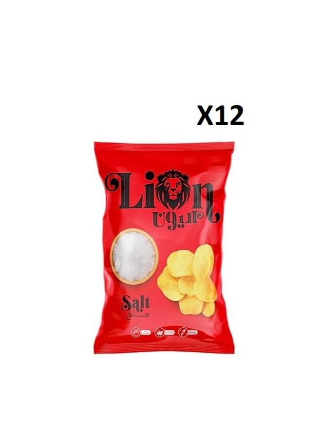 Lion Lion Salt flavor 60g , 12 Pack 
