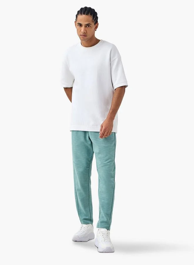 Kappa Kappa Embroidered Joggers with Drawstring Closure and Pockets