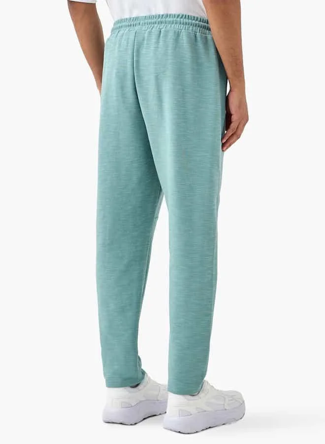 Kappa Kappa Embroidered Joggers with Drawstring Closure and Pockets
