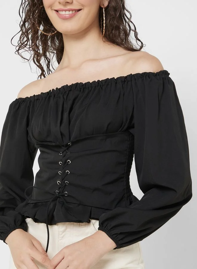 اوربان مينكس Urban Minx Cold Shoulder Blouse