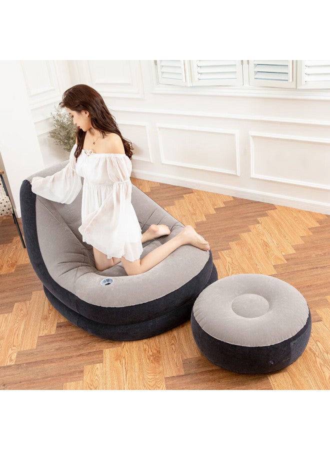 Intex 68564 Inflatable Sofa Set, Lazy Sofa, Tatami Inflatable Chair, Car-mounted Single Folding Lounge Chair - Image 4
