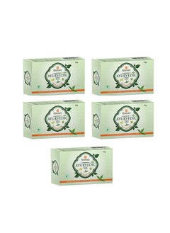 Krishna'S Ayurvedic Soap 75 G Each (Pack Of 5) Cleanses Soothes Skin Fights Acne & Pimples Suitable For All Skin Types