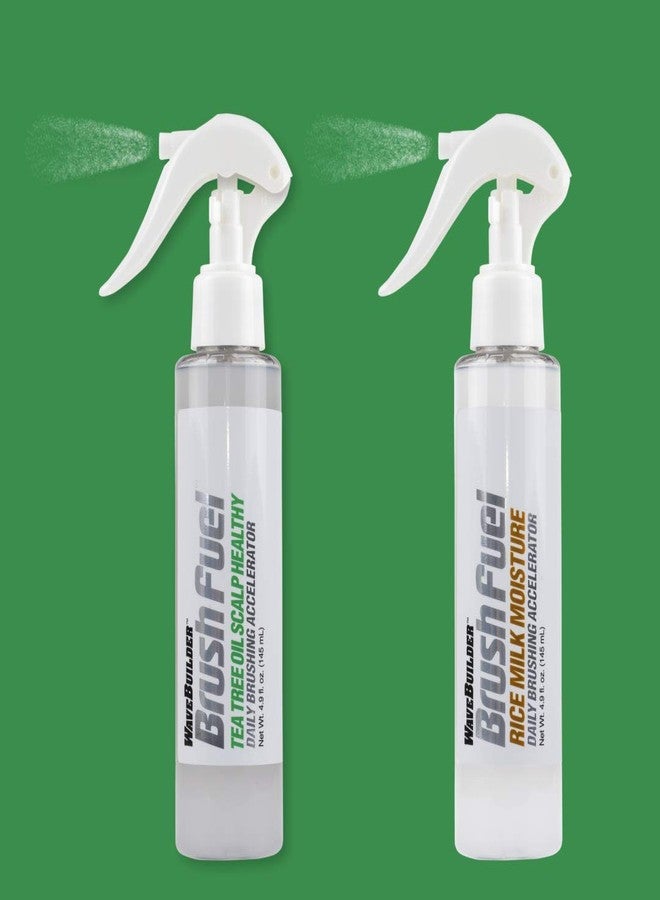 ويفبلدير فرشاة Wavebuilder Brush Fuel بزيت شجرة الشاي لصحة فروة الرأس، 4.9 أونصة سائلة - Image 2