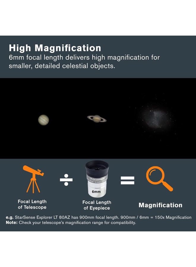 Celestron 93317 Omni Series 1.25" (6mm) Eyepiece - Image 4