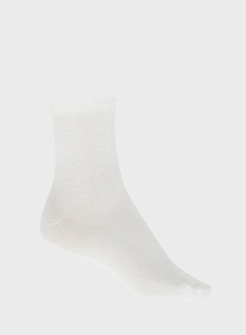 جينجر 3PK Crew Socks