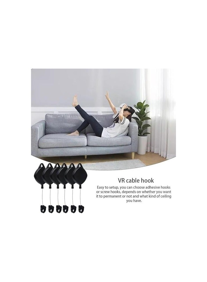 Bluejw Cable Management 3/6 Packs Retractable Ceiling Pulley System Compatible - Image 4